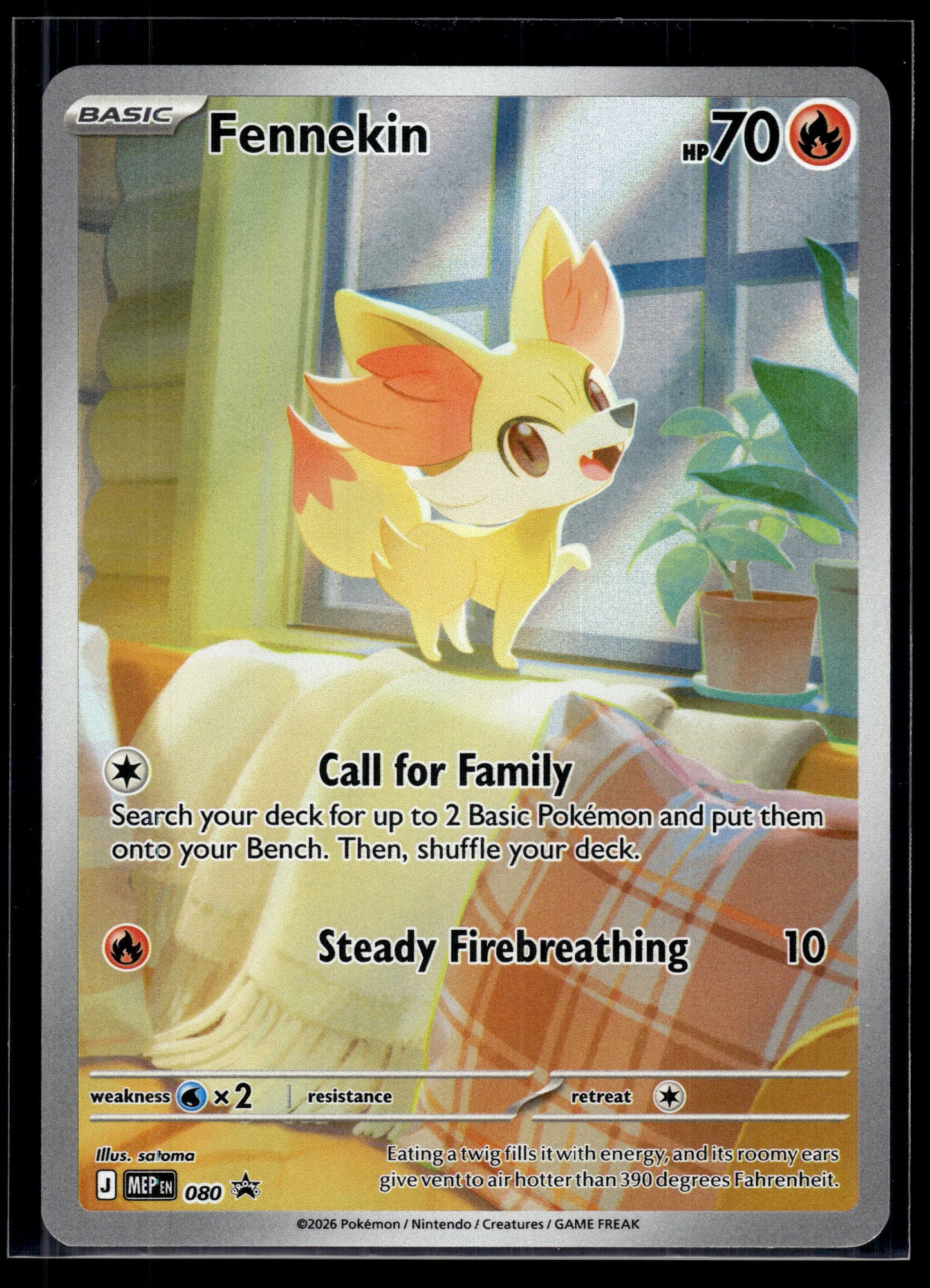 Fennekin #080 Mega Evolution Promo LP