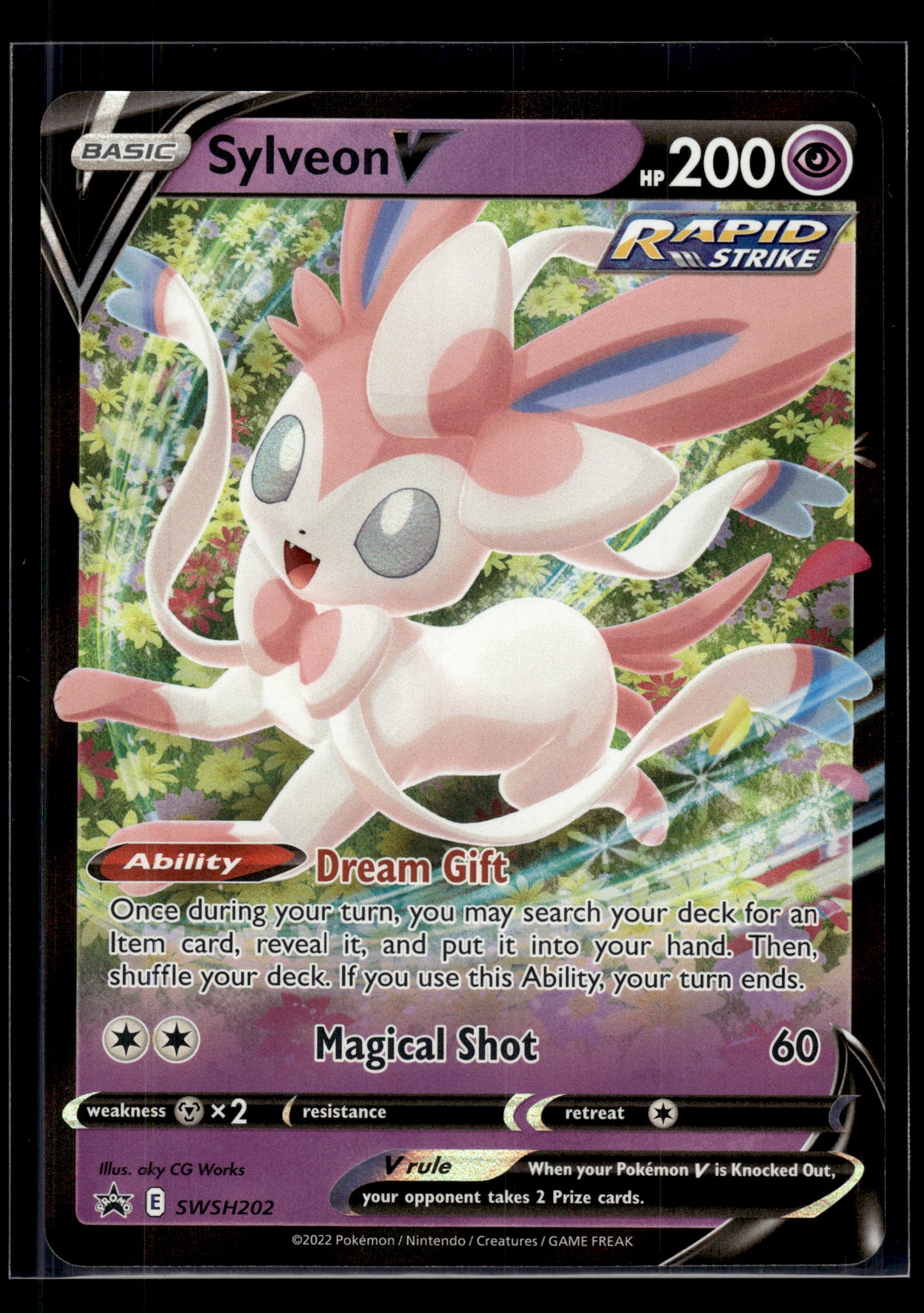 Sylveon V #SWSH202 Sword & Shield Promo Cards LP