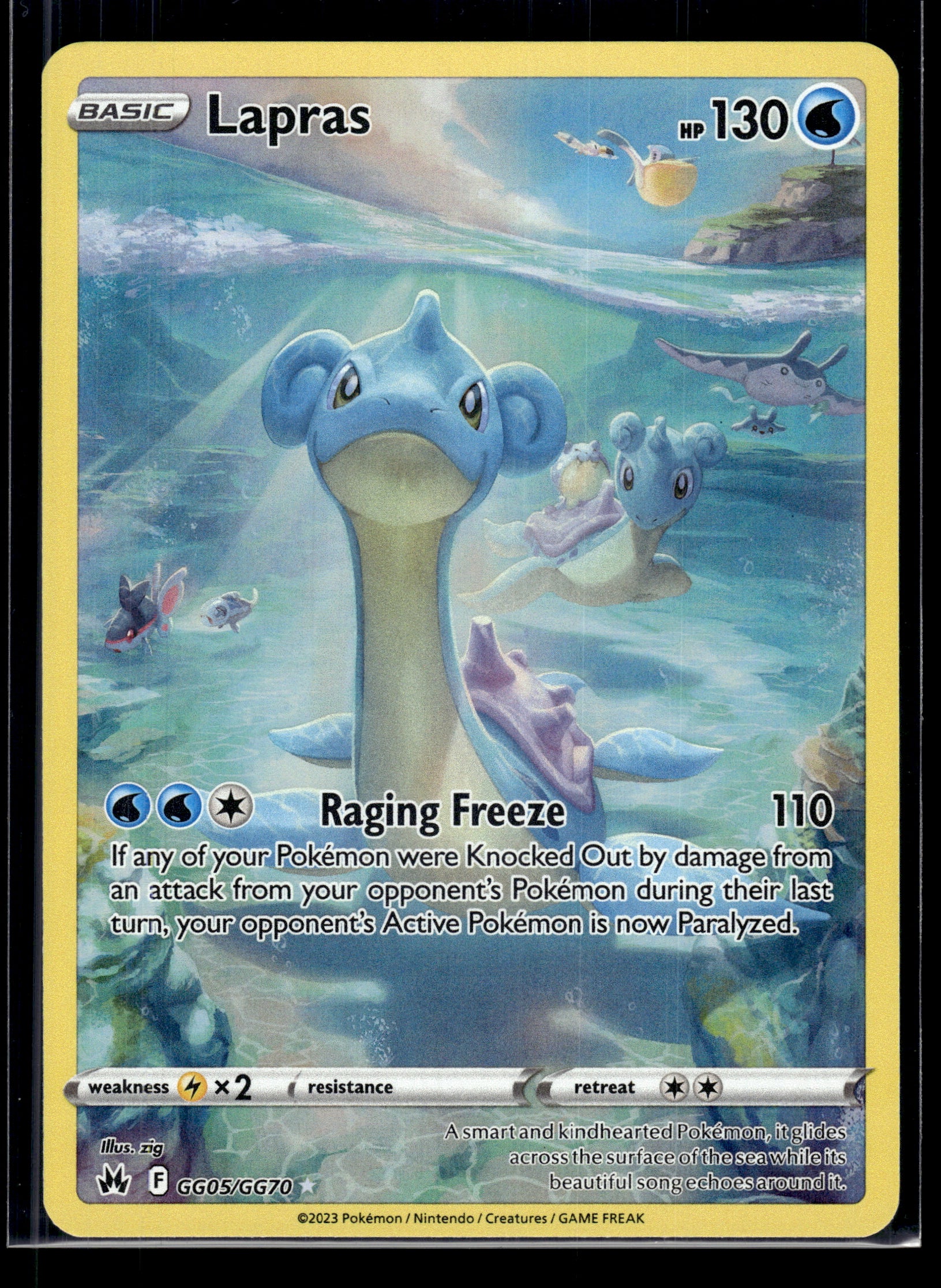 Lapras #GG05/GG70 Crown Zenith: Galarian Gallery LP