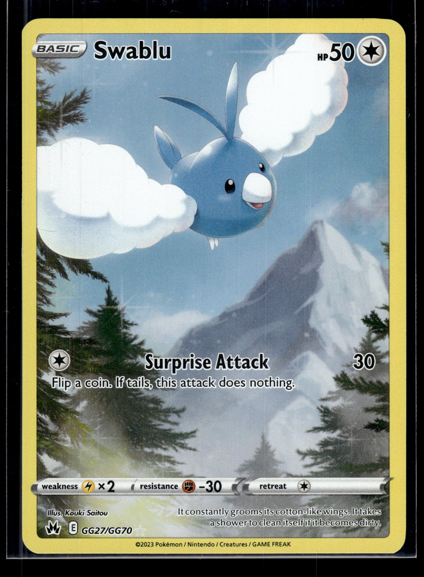 Swablu #GG27/GG70 SWSH: Crown Zenith: Galarian Gallery LP
