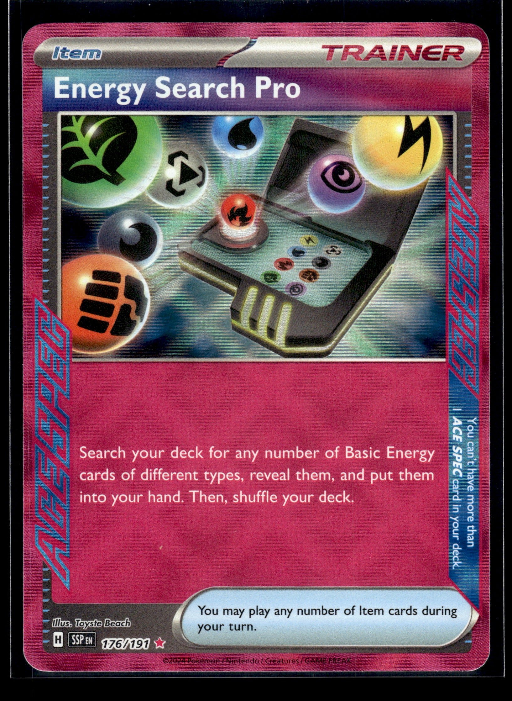 Energy Search Pro #176/191 Surging Sparks LP