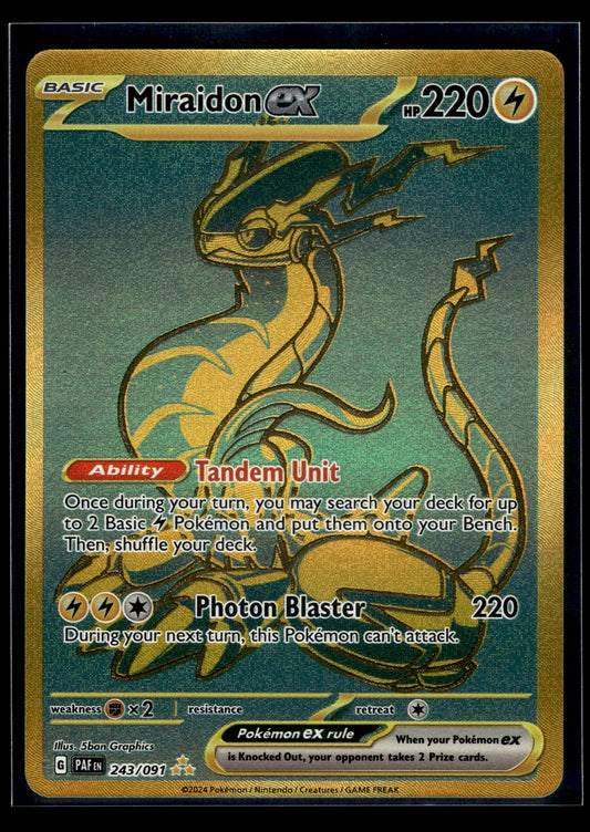 Miraidon ex #243/091 Paldean Fates LP