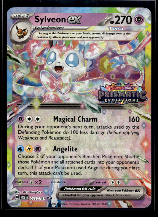 Sylveon ex #041/131 STAMPED Miscellaneous Cards & Products VLP