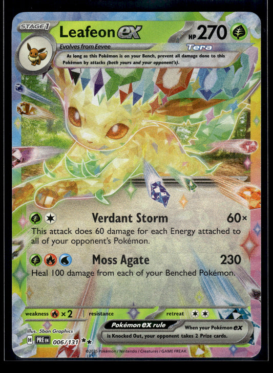 Leafeon ex #006/131 Prismatic Evolutions VLP