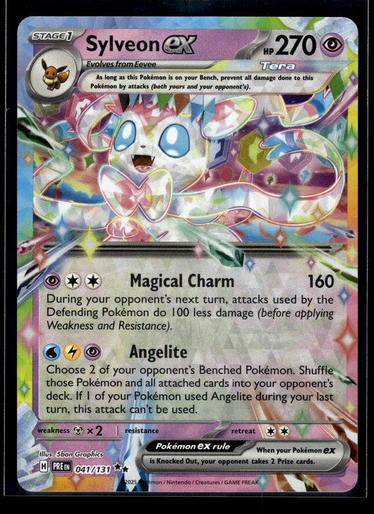 Sylveon ex #041/131 Prismatic Evolutions LP