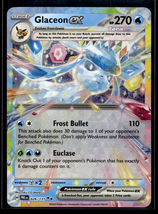 Glaceon ex #026/131 Prismatic Evolutions VLP