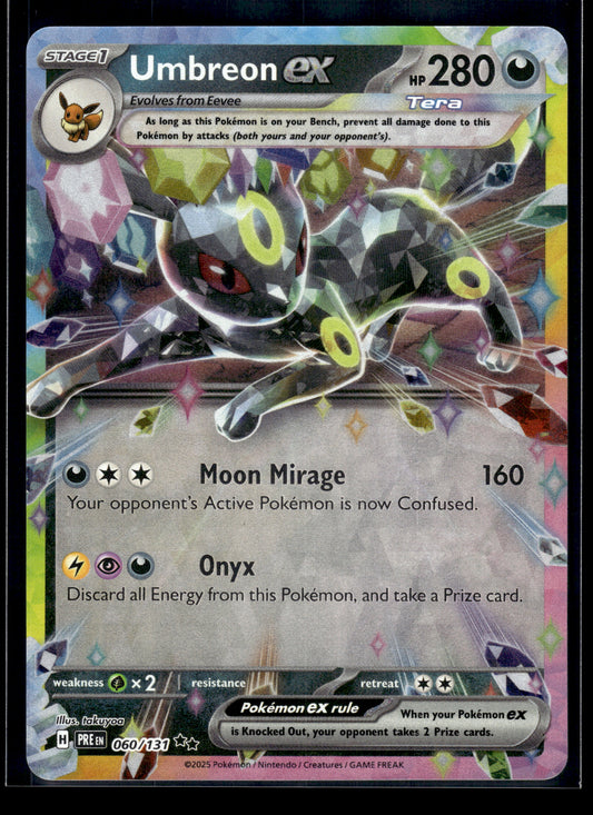 Umbreon ex #060/131 Prismatic Evolutions LP