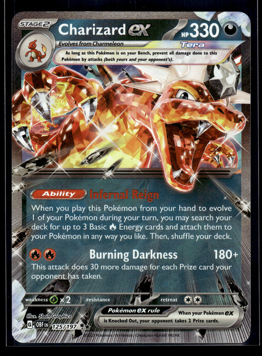 Charizard ex #125/197 Obsidian Flames VLP