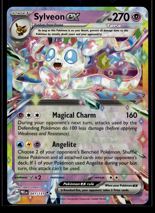 Sylveon ex #041/131 Prismatic Evolutions LP