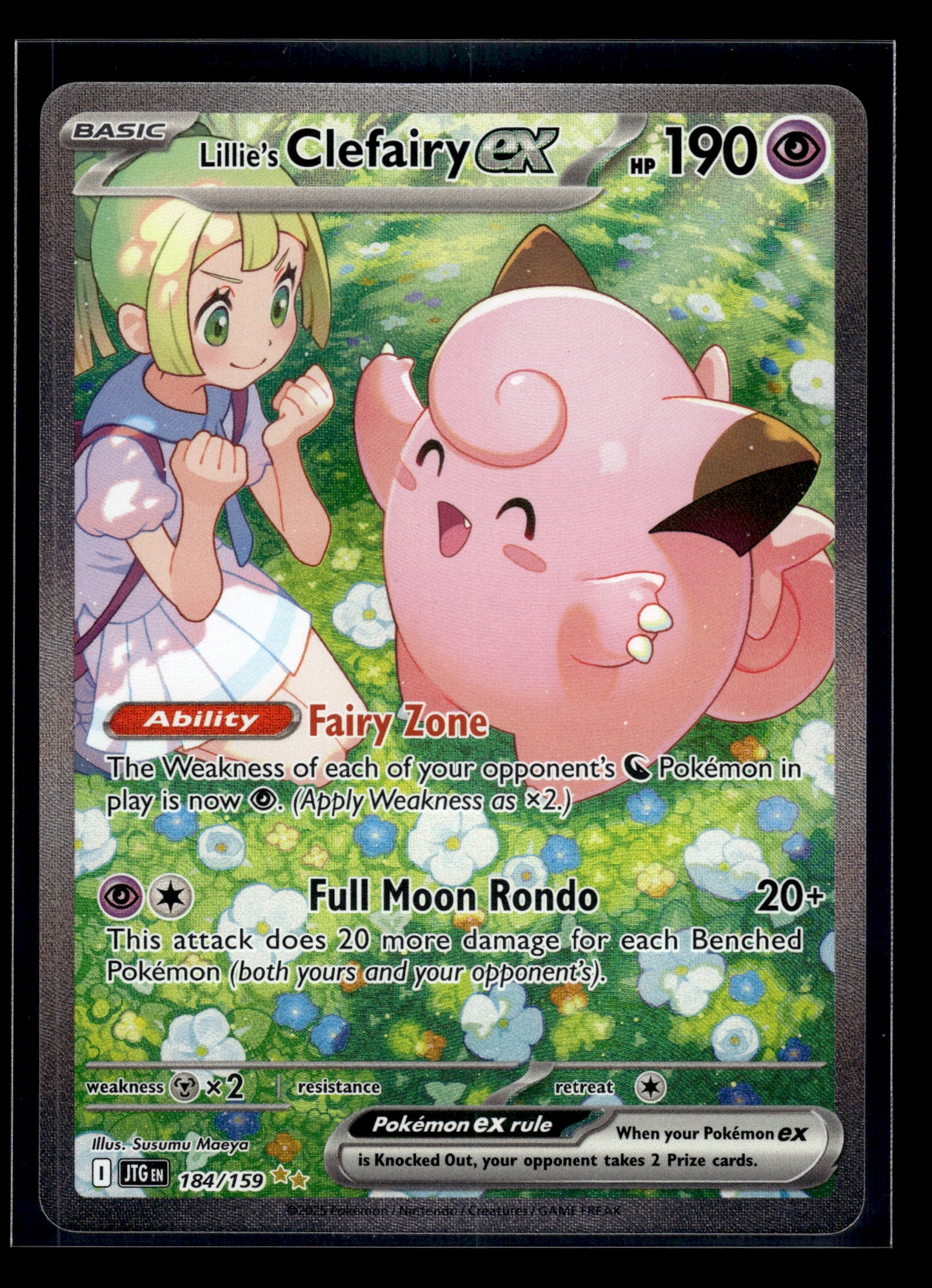 Lillie's Clefairy ex #184/159 Journey Together NM