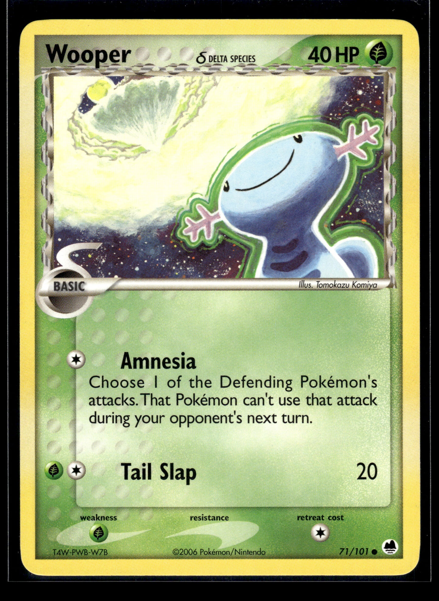 Wooper (Delta Species) #71/101 Dragon Frontiers LP