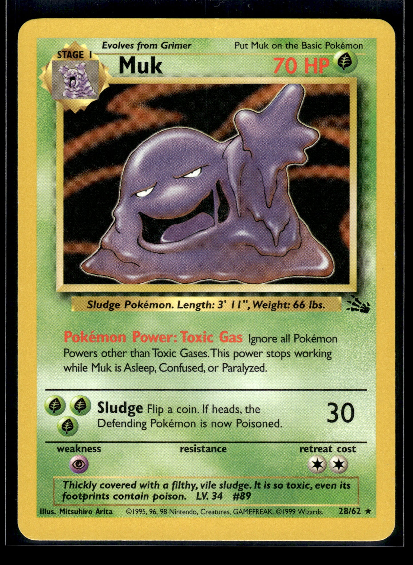 Muk #28/62 Fossil LP