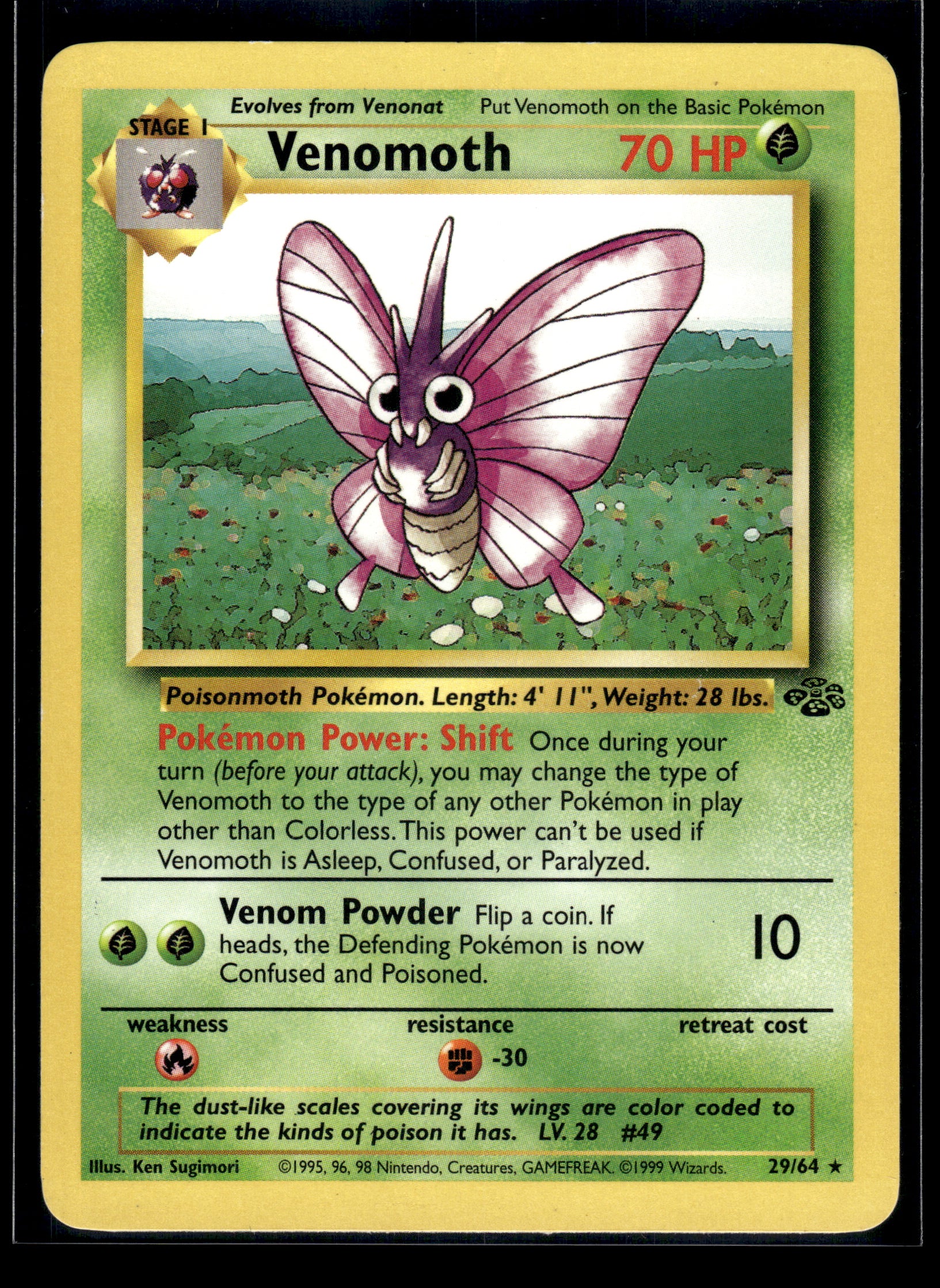 Venomoth #29/64 Jungle LP