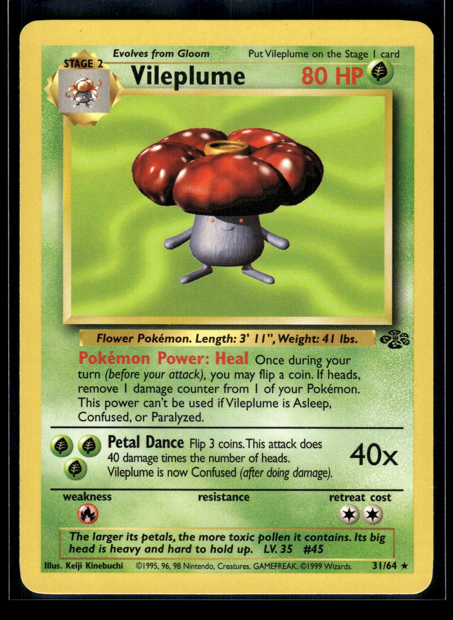 Vileplume #31/64 Jungle LP