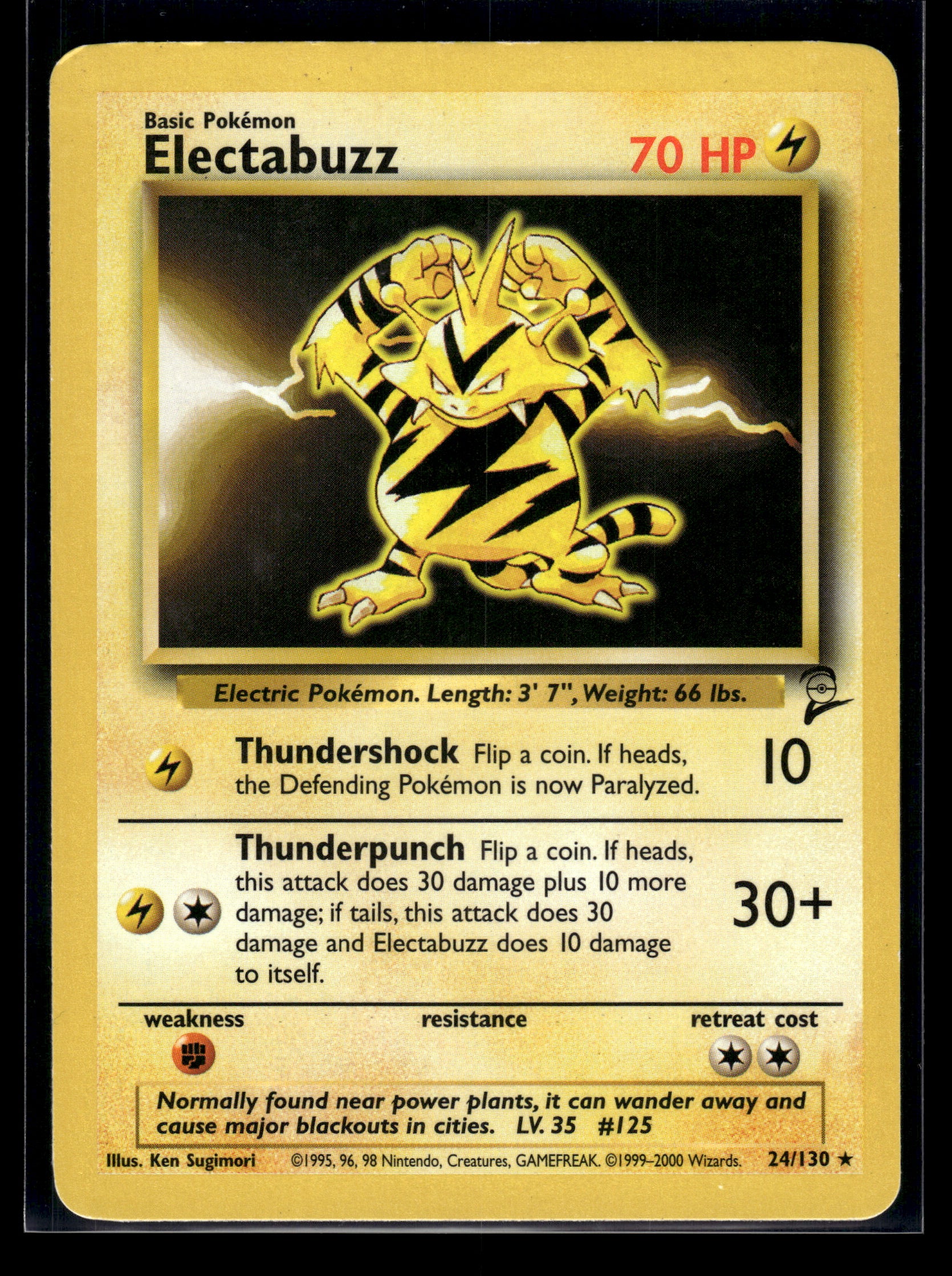 Electabuzz #024/130 Base Set 2 MP