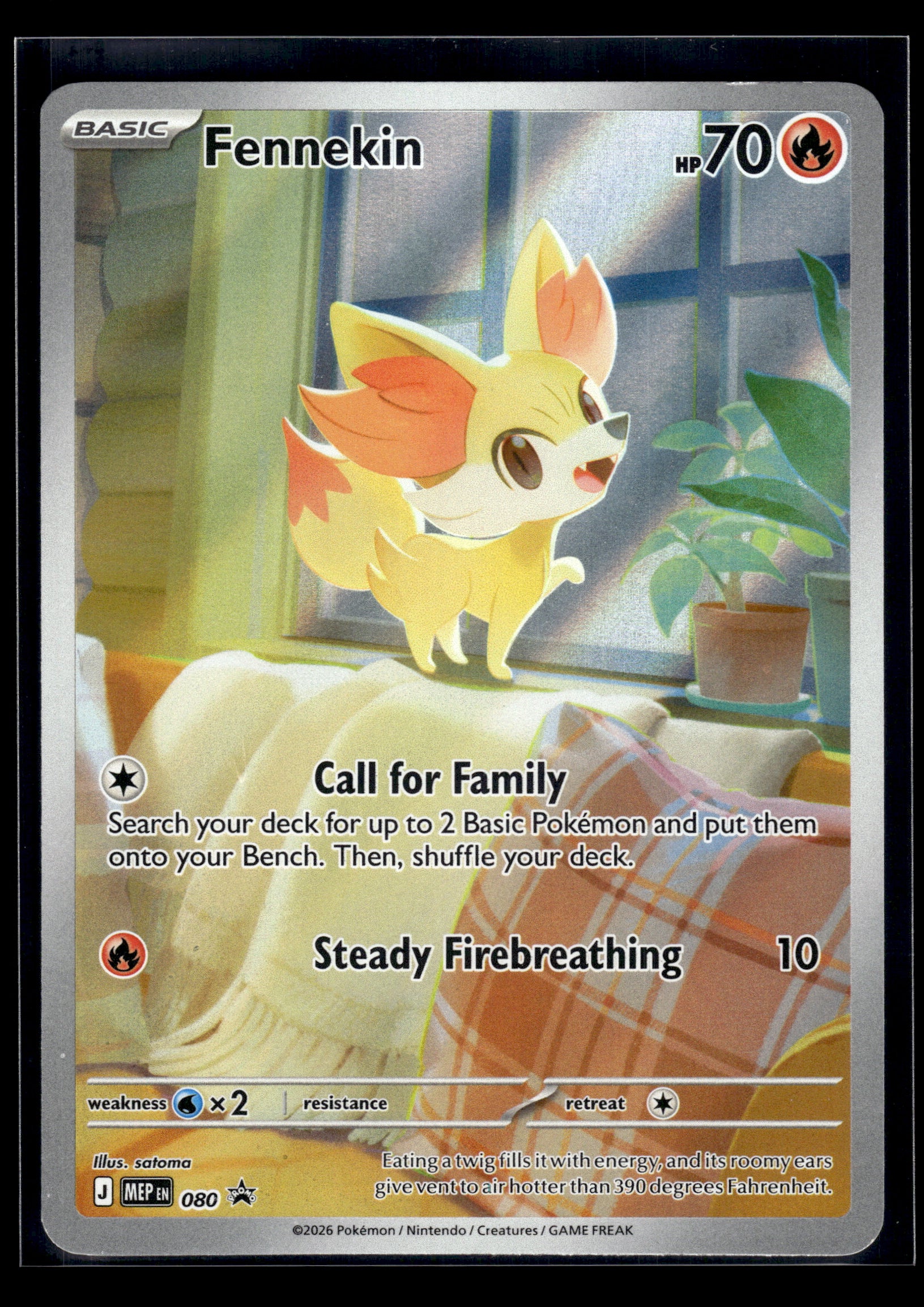 Fennekin #080 Mega Evolution Promo VLP