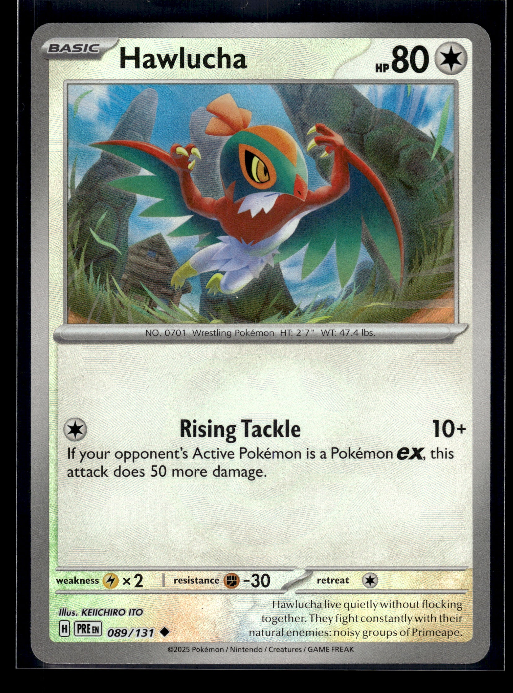 Hawlucha (Master Ball) #089/131 Prismatic Evolutions NM