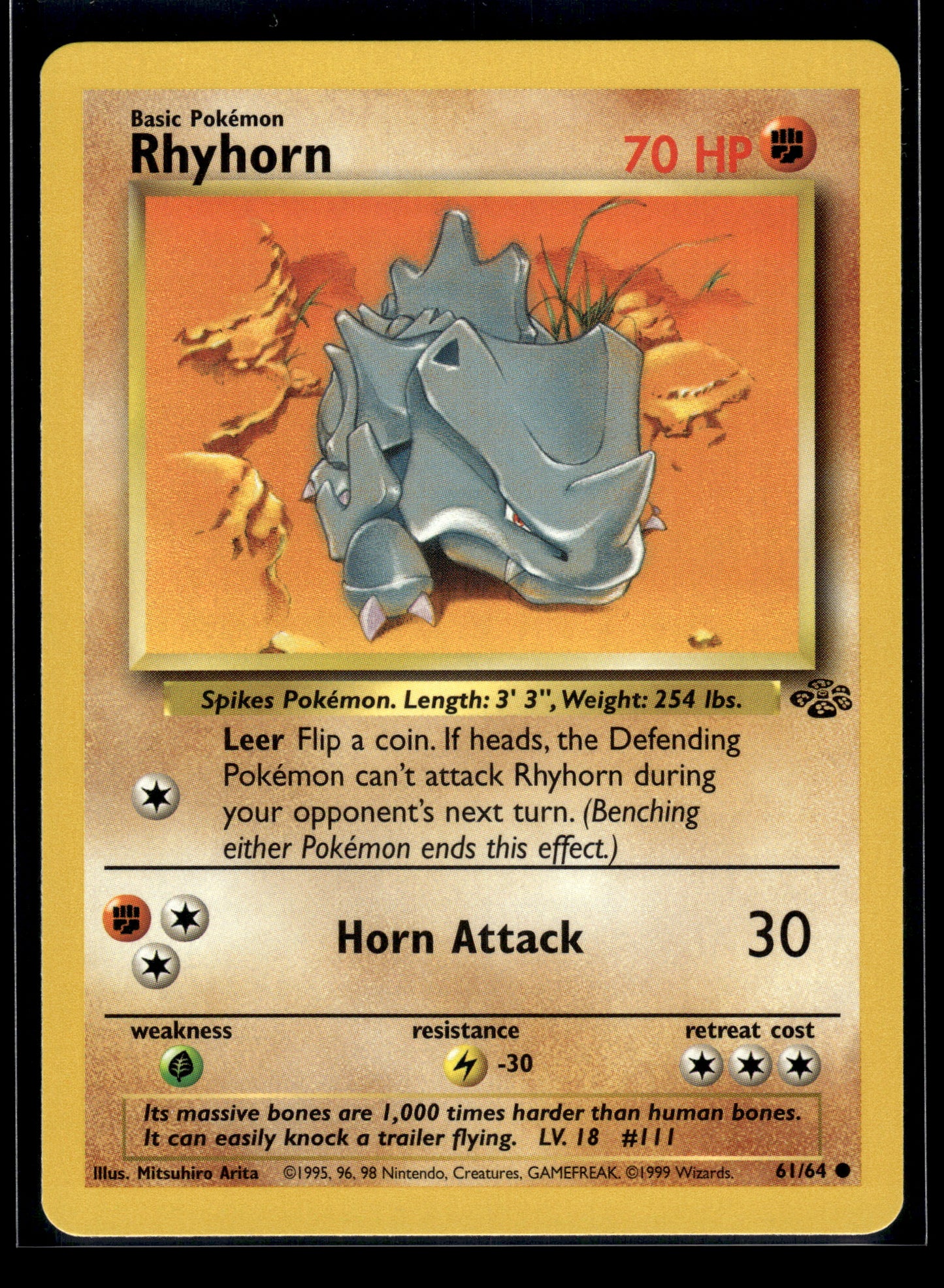 Rhyhorn #61/64 Jungle LP