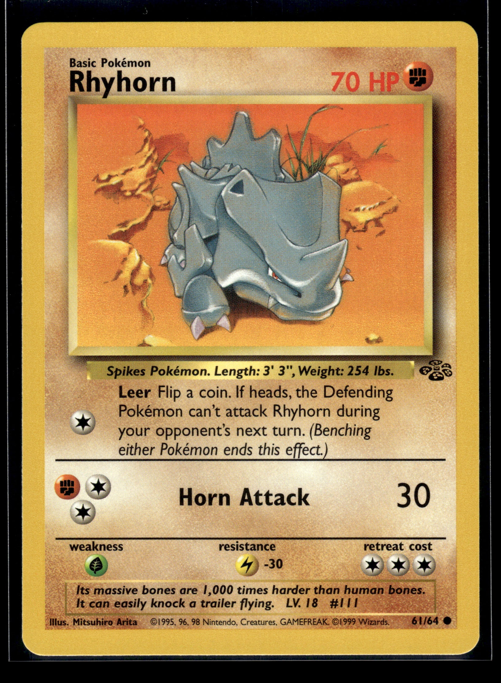 Rhyhorn #61/64 Jungle LP
