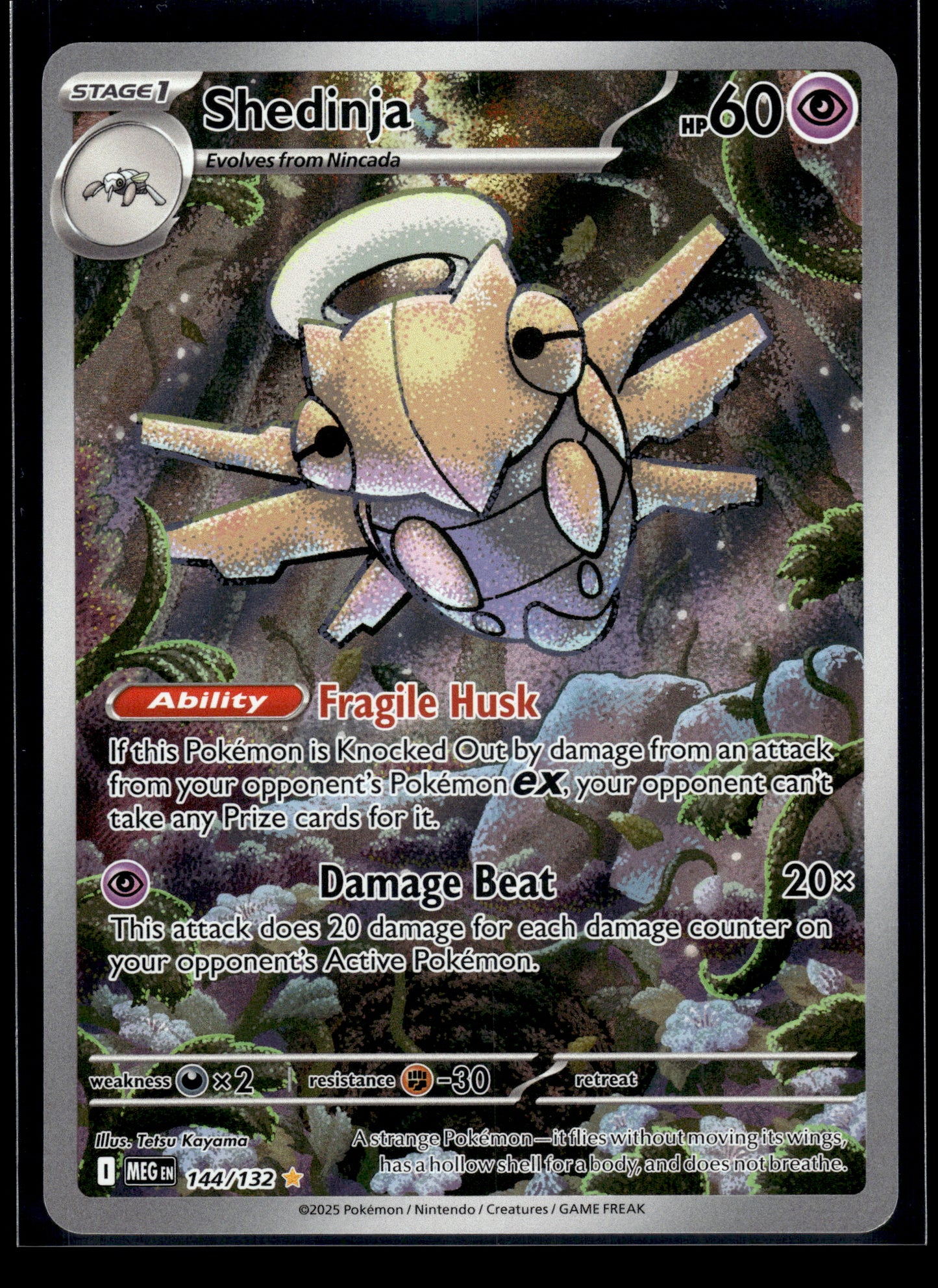 Shedinja #144/132 Mega Evolution NM