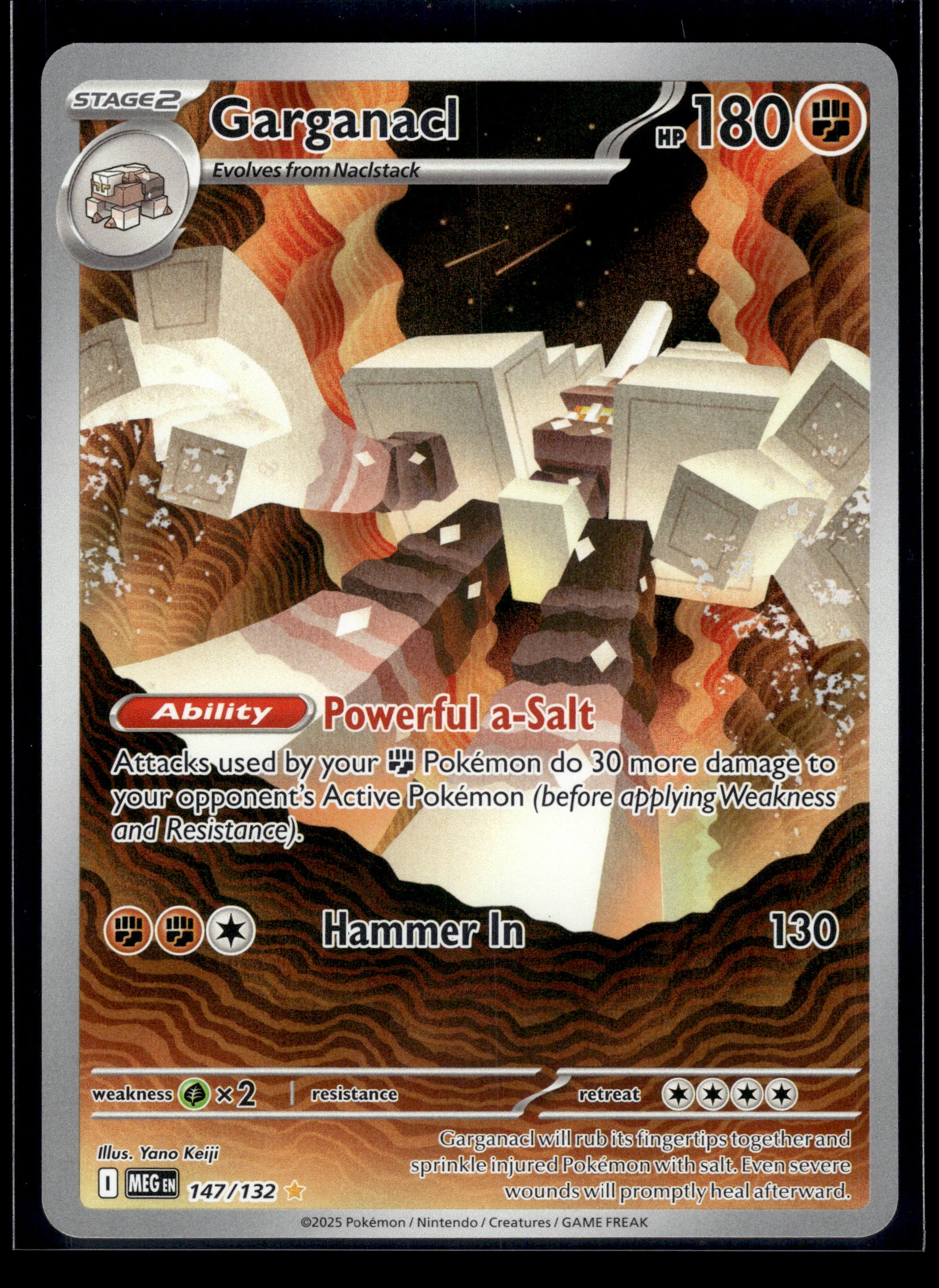 Garganacl #147/132 Mega Evolution NM