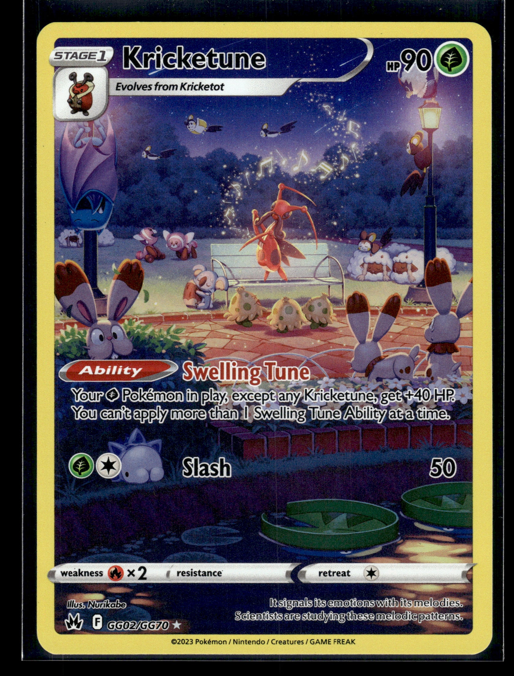 Kricketune #GG02/GG70 Crown Zenith: Galarian Gallery LP