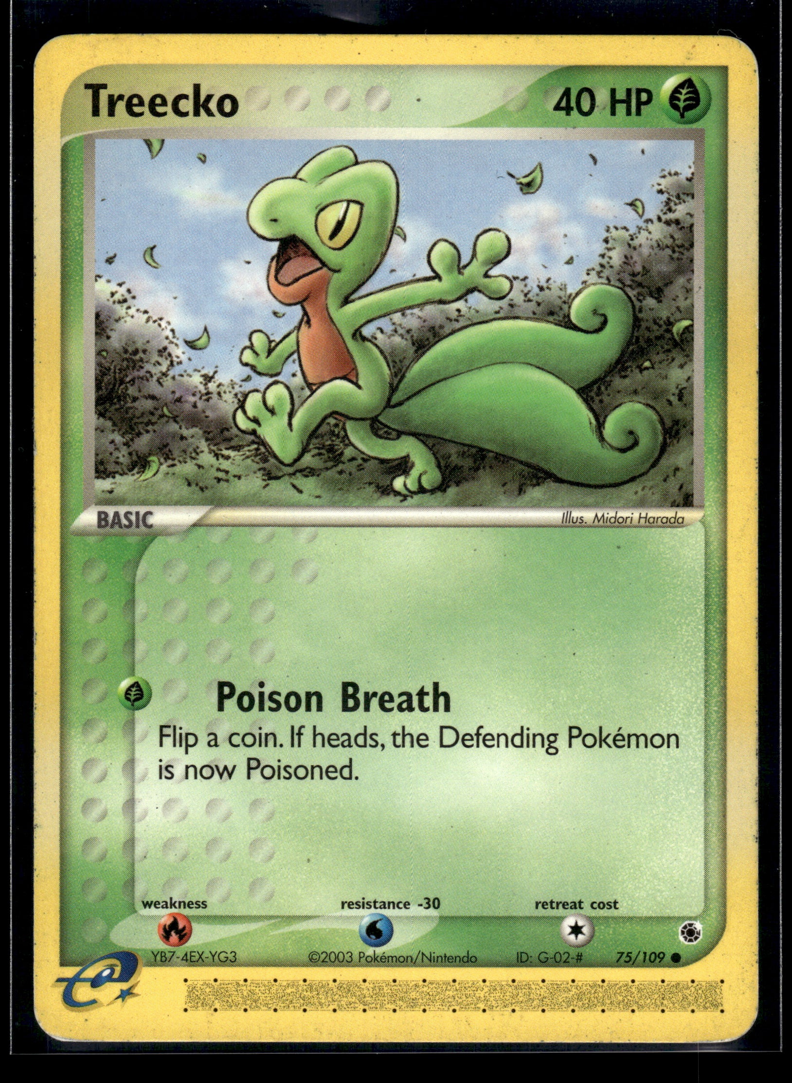 Treecko #75/109 Ruby and Sapphire MP