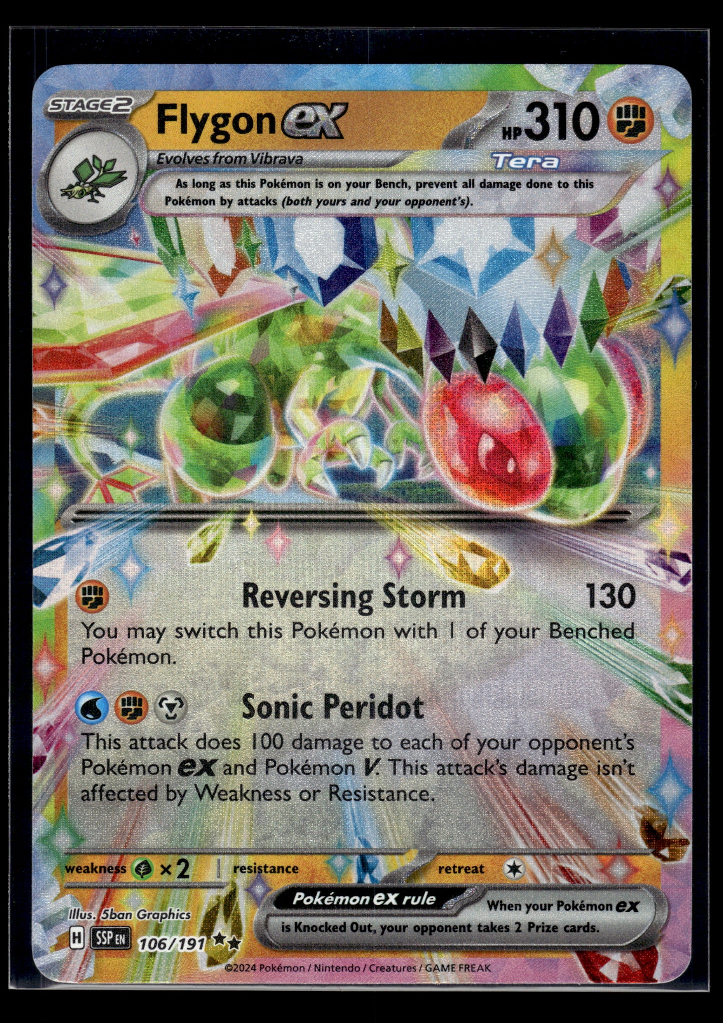 Flygon ex #106/191 Surging Sparks VLP