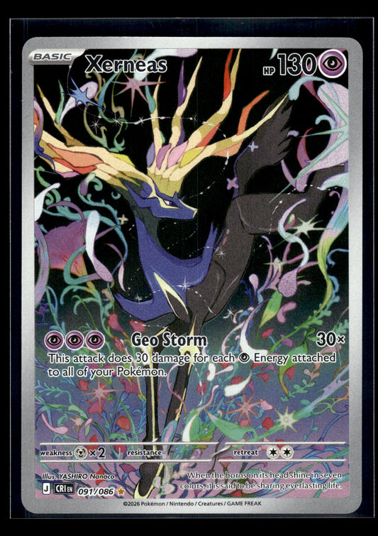 Xerneas #091/086 Chaos Rising NM
