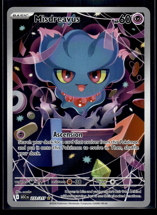 Misdreavus #233/217 Ascended Heroes NM