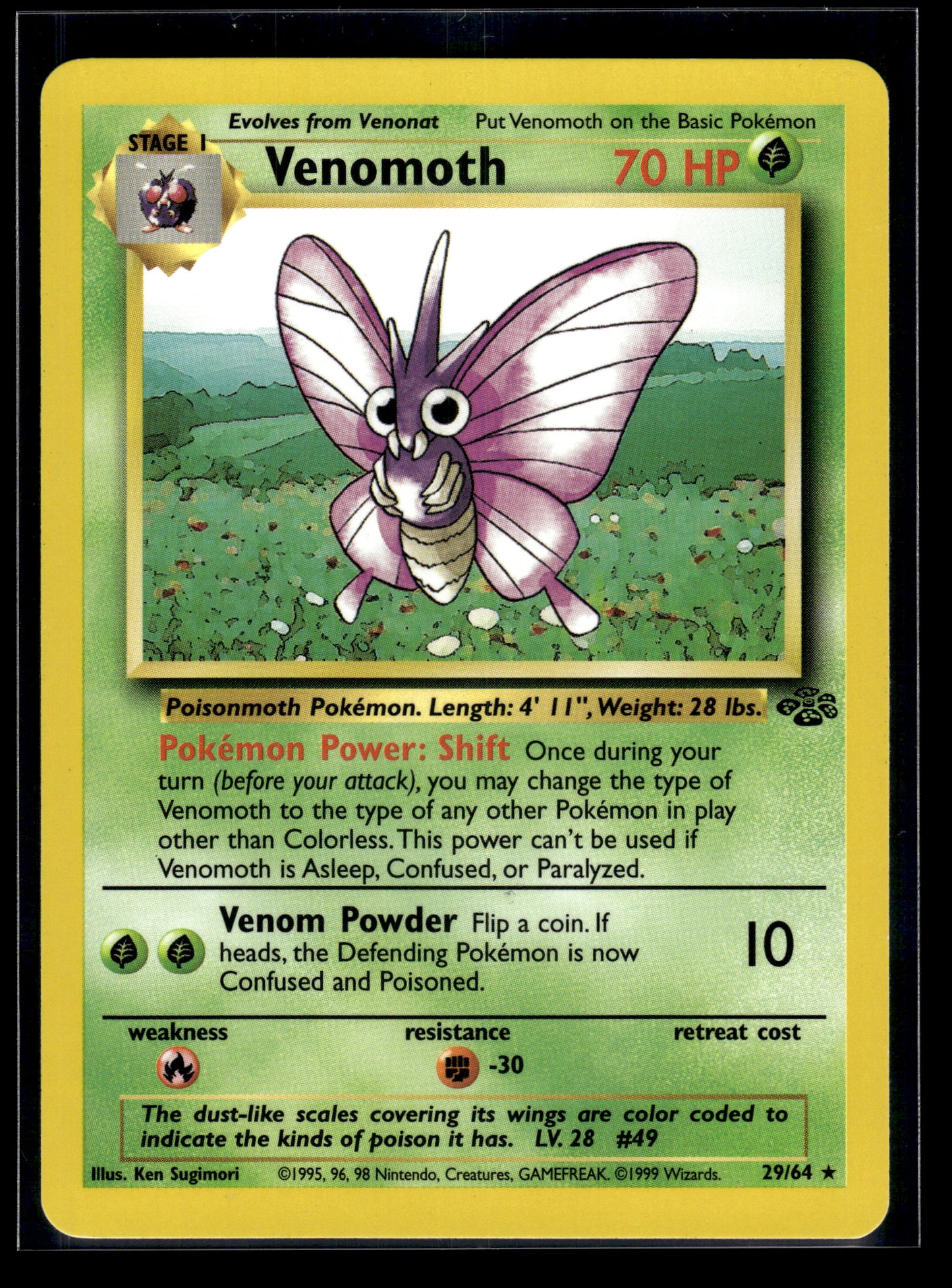 Venomoth #29/64 Jungle LP