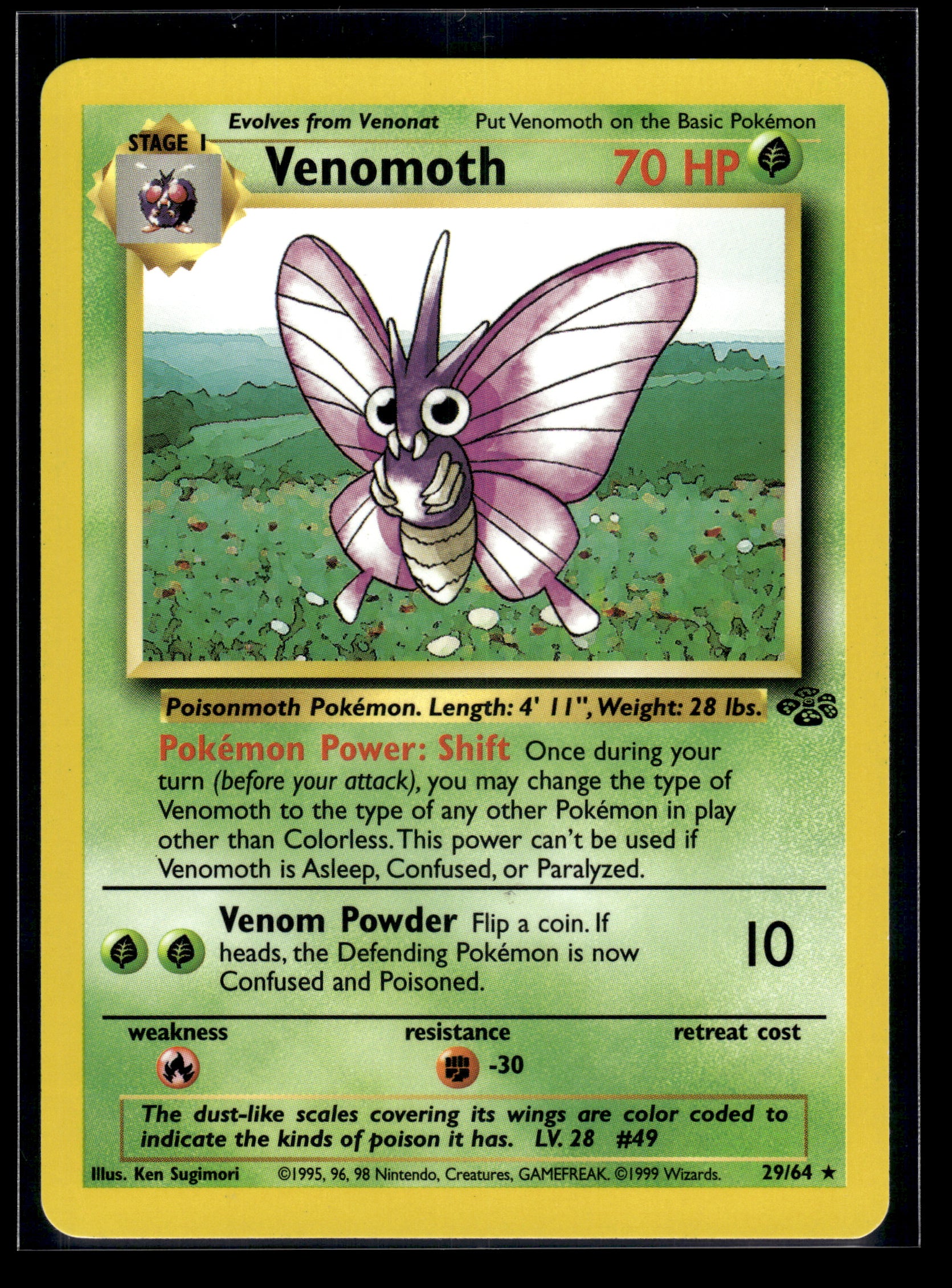 Venomoth #29/64 Jungle LP