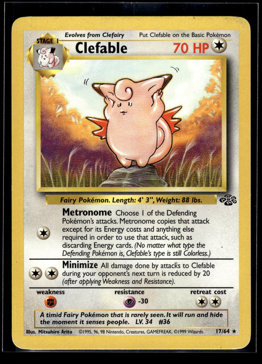 Clefable #17/64 Jungle LP