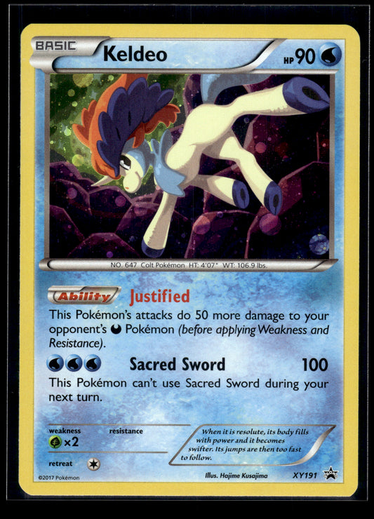 Keldeo #XY191 XY Promo LP