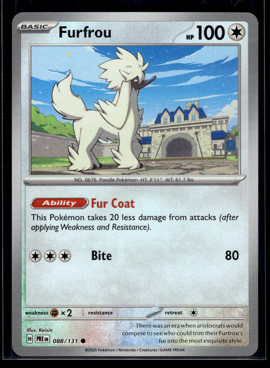 Furfrou (Master Ball Pattern) #088/131 Prismatic Evolutions VLP