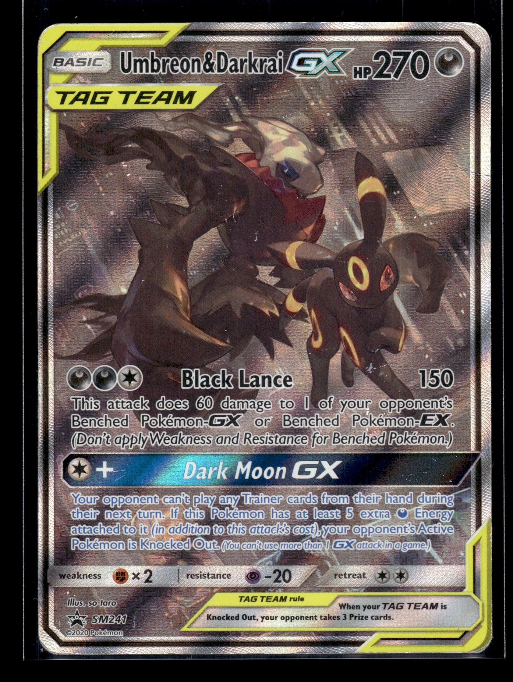 Umbreon & Darkrai GX #SM241 Sun & Moon Promo MP