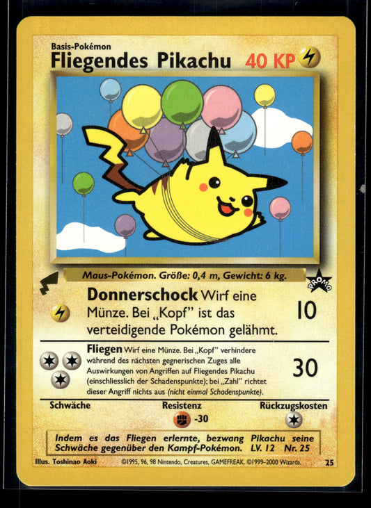 Pikachu (Flying) #25 Pikachu World Collection Promos LP