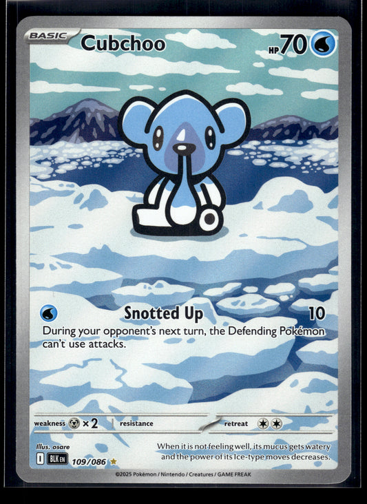 Cubchoo #109/086 Black Bolt VLP