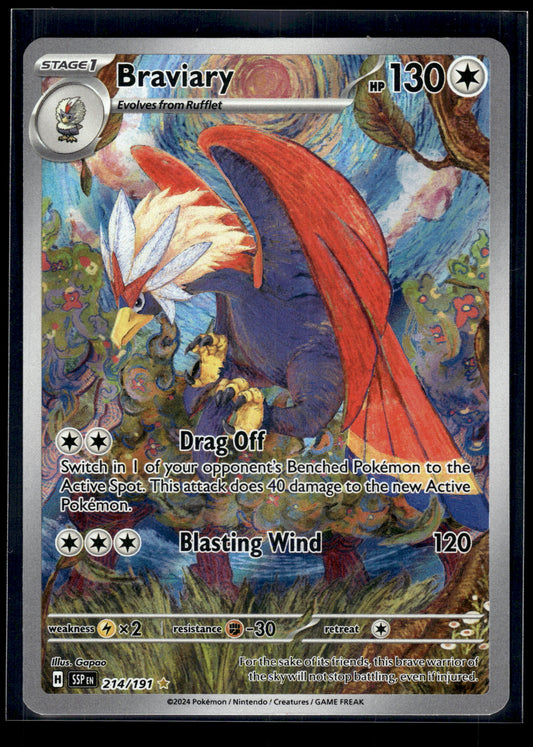 Braviary #214/191 Surging Sparks VLP