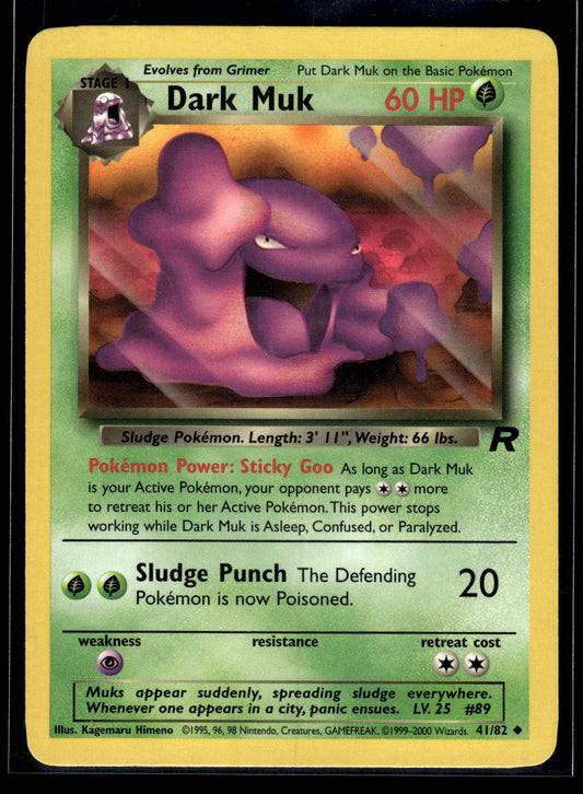 Dark Muk #41/82 Team Rocket LP