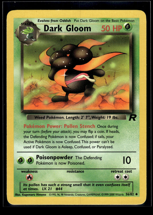 Dark Gloom #36/82 Team Rocket LP