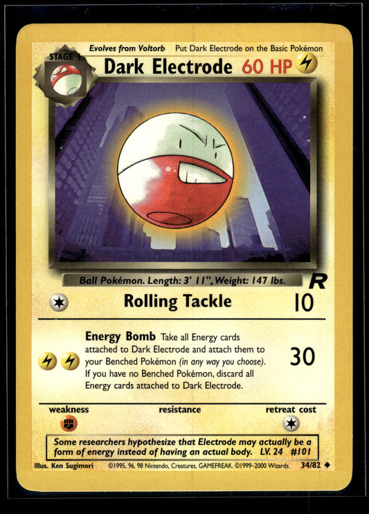 Dark Electrode #34/82 Team Rocket LP