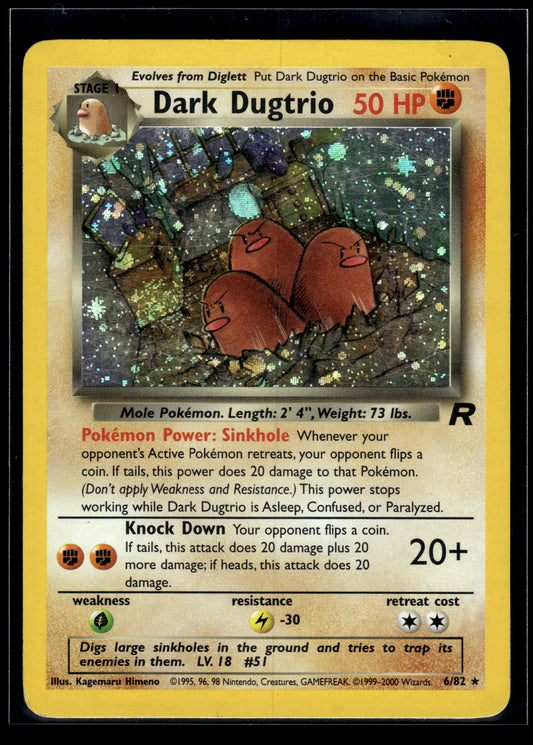 Dark Dugtrio #06/82 Team Rocket LP
