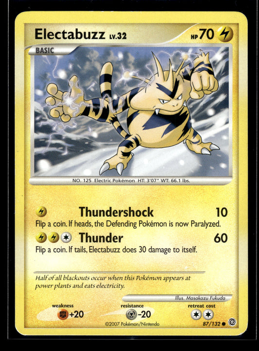 Electabuzz #87/132 Secret Wonders LP