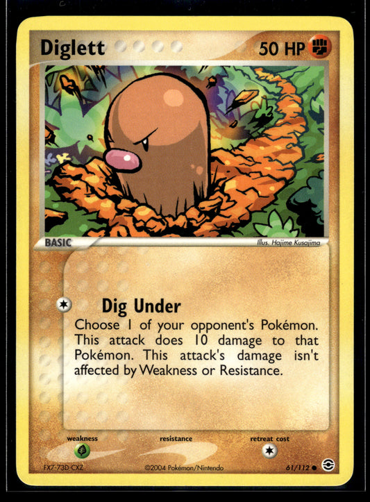 Diglett #61/112 FireRed & LeafGreen LP