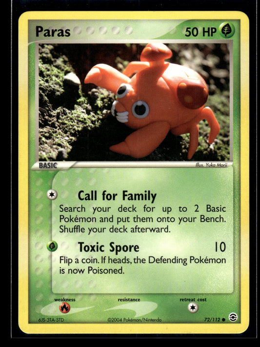 Paras #72/112 FireRed & LeafGreen LP