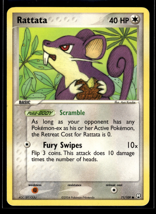 Rattata #71/109 Team Rocket Returns LP