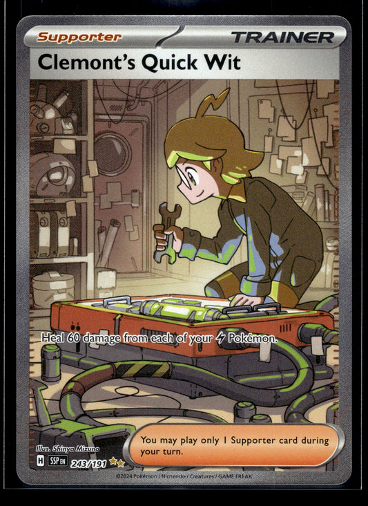 Clemont's Quick Wit #243/191 Surging Sparks NM
