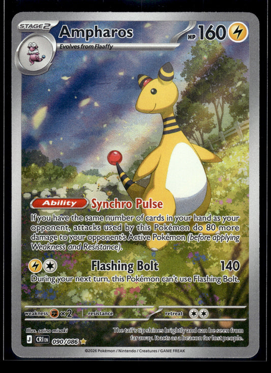 Ampharos #090/086 Chaos Rising NM