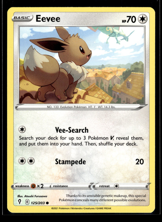 Eevee #125/203 Evolving Skies VLP